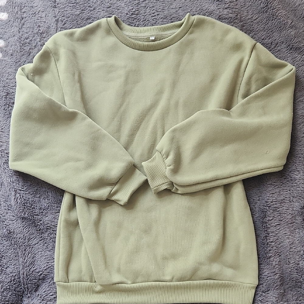Shein Olive Green Crewneck